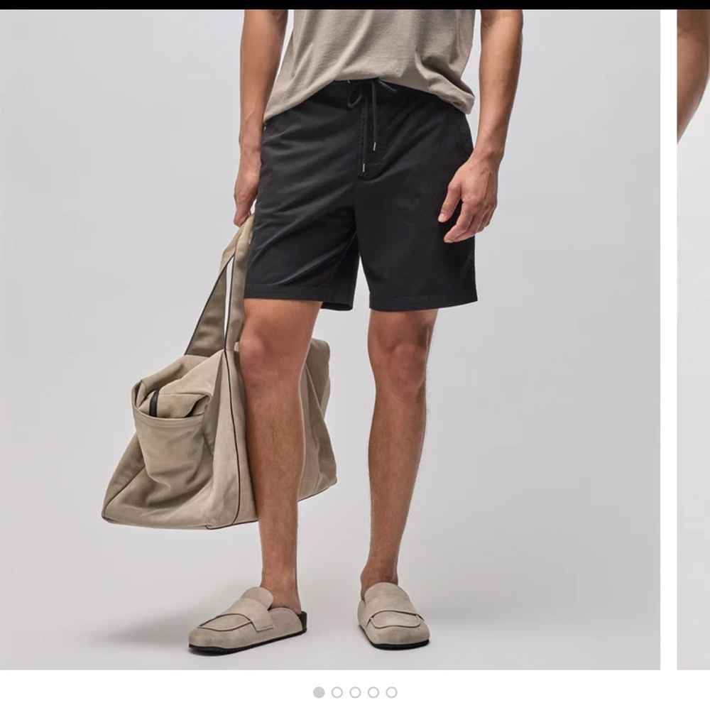 COTTON LINEN SHORT james Perse